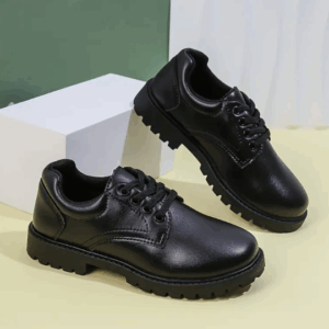 Trendy Cool Solid Color Lace Up Oxford Shoes For Boys